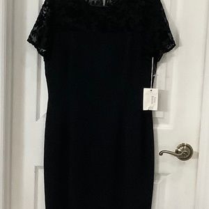 Evening wear by Pat Argenti, black cocktail dress, size 12